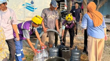 UPDATE 12 SEPTEMBER 2026: Kemarau belum reda, PERUMDAM TKR Terus Salurkan Bantuan Air Tangki ke Seluruh Wilayah Kabupaten